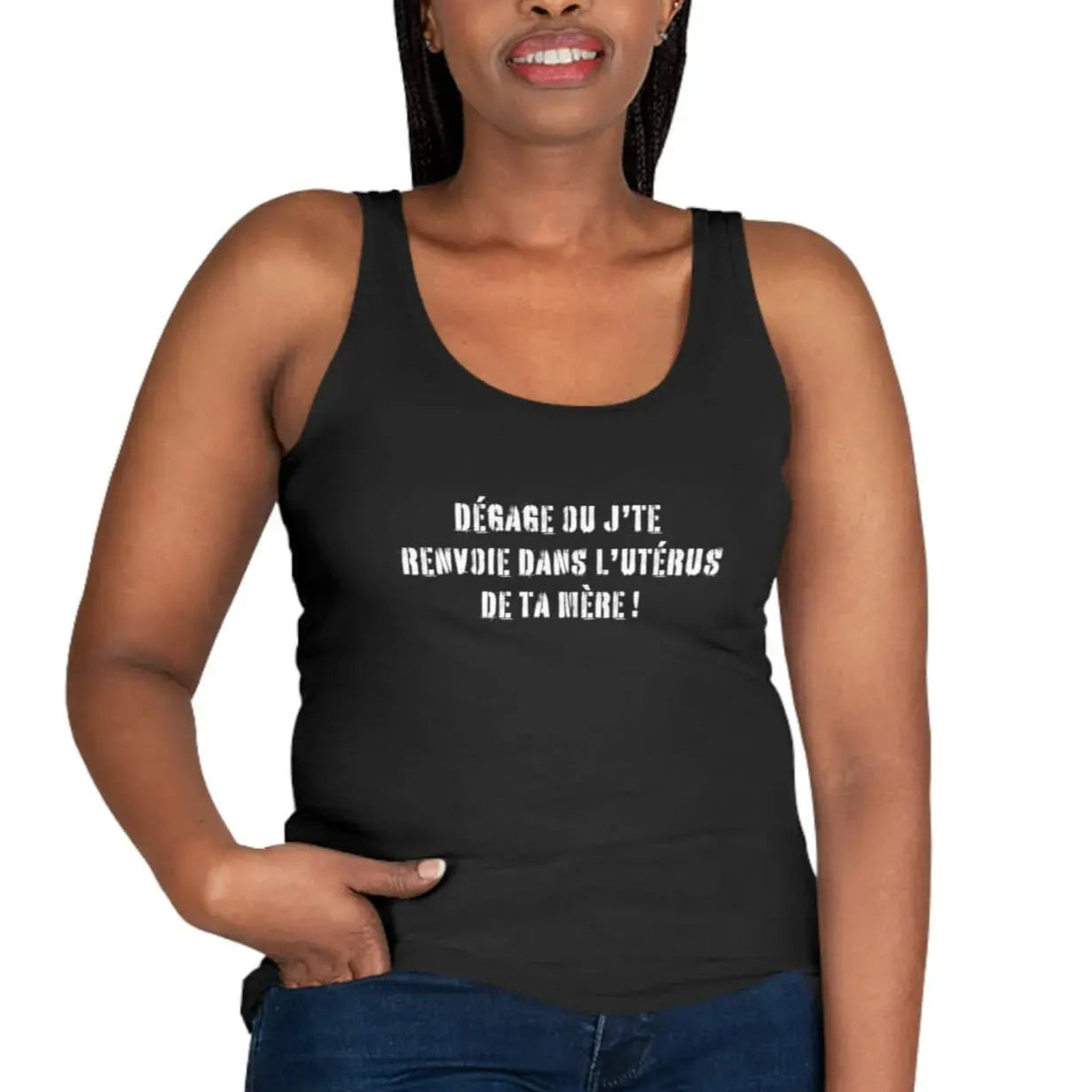 débardeur slogan marrant et insultant