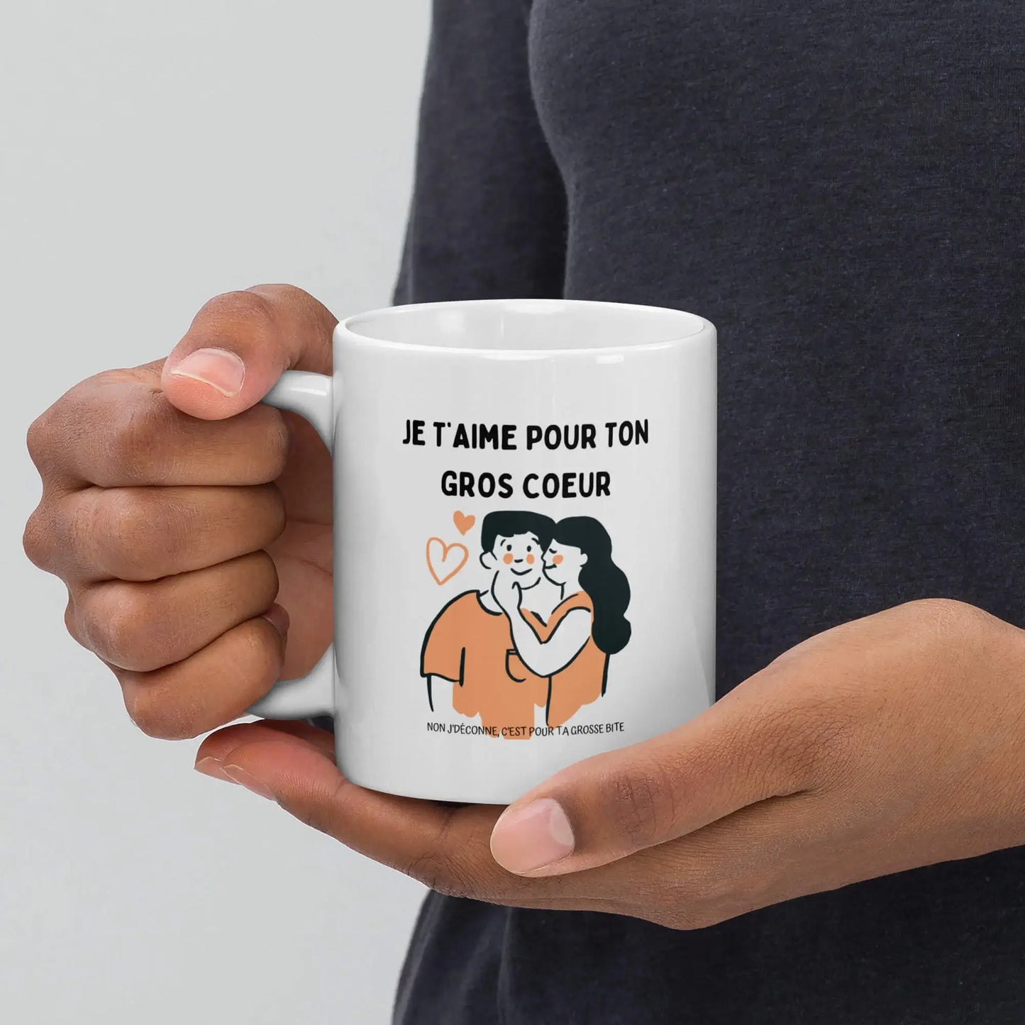 Mug cadeau parfait pour un couple avec humour et piquant