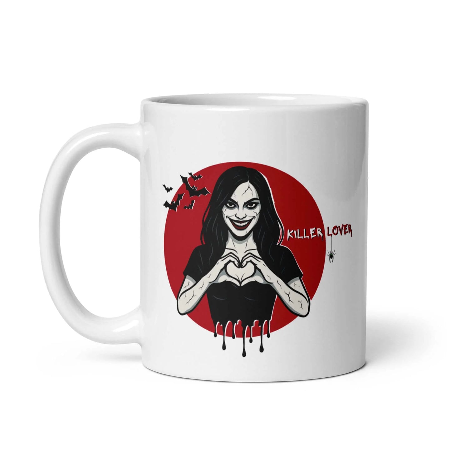 mug femme coeur sanglant