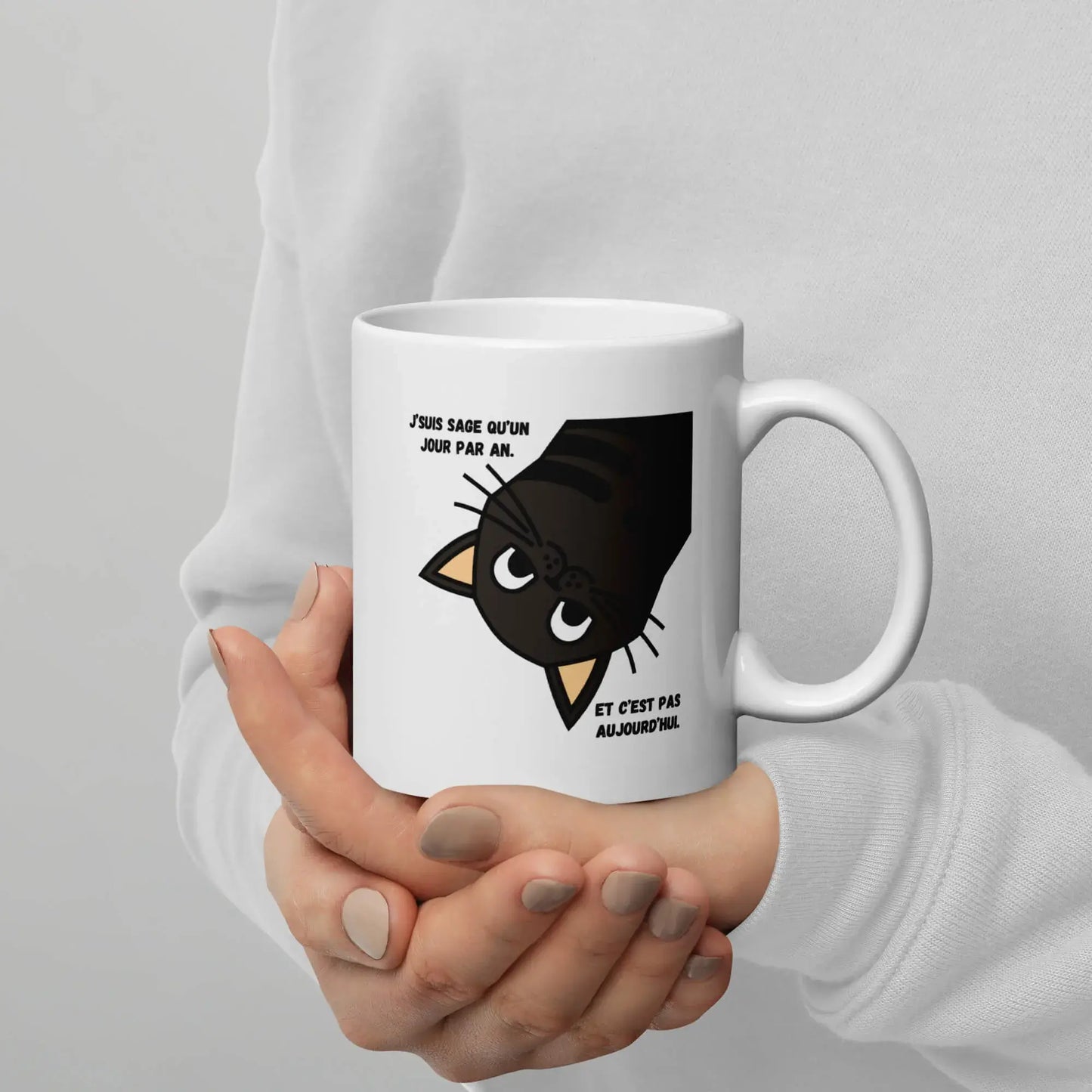 mug chat mignon drôle et sarcastique