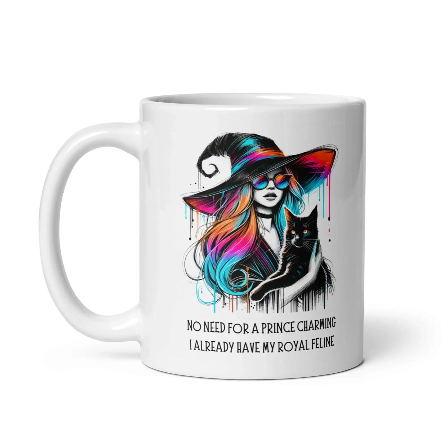 Mug sarcastique pas besoin de prince charmant