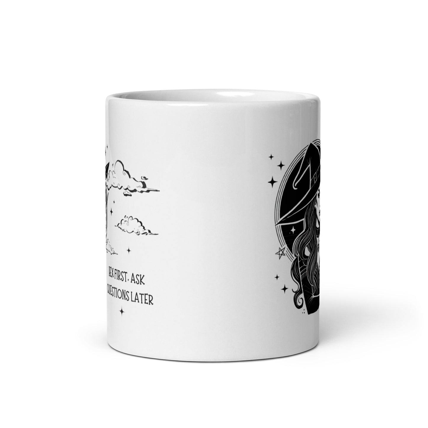 Mug ésotérique avec illustration de sorcière moderne