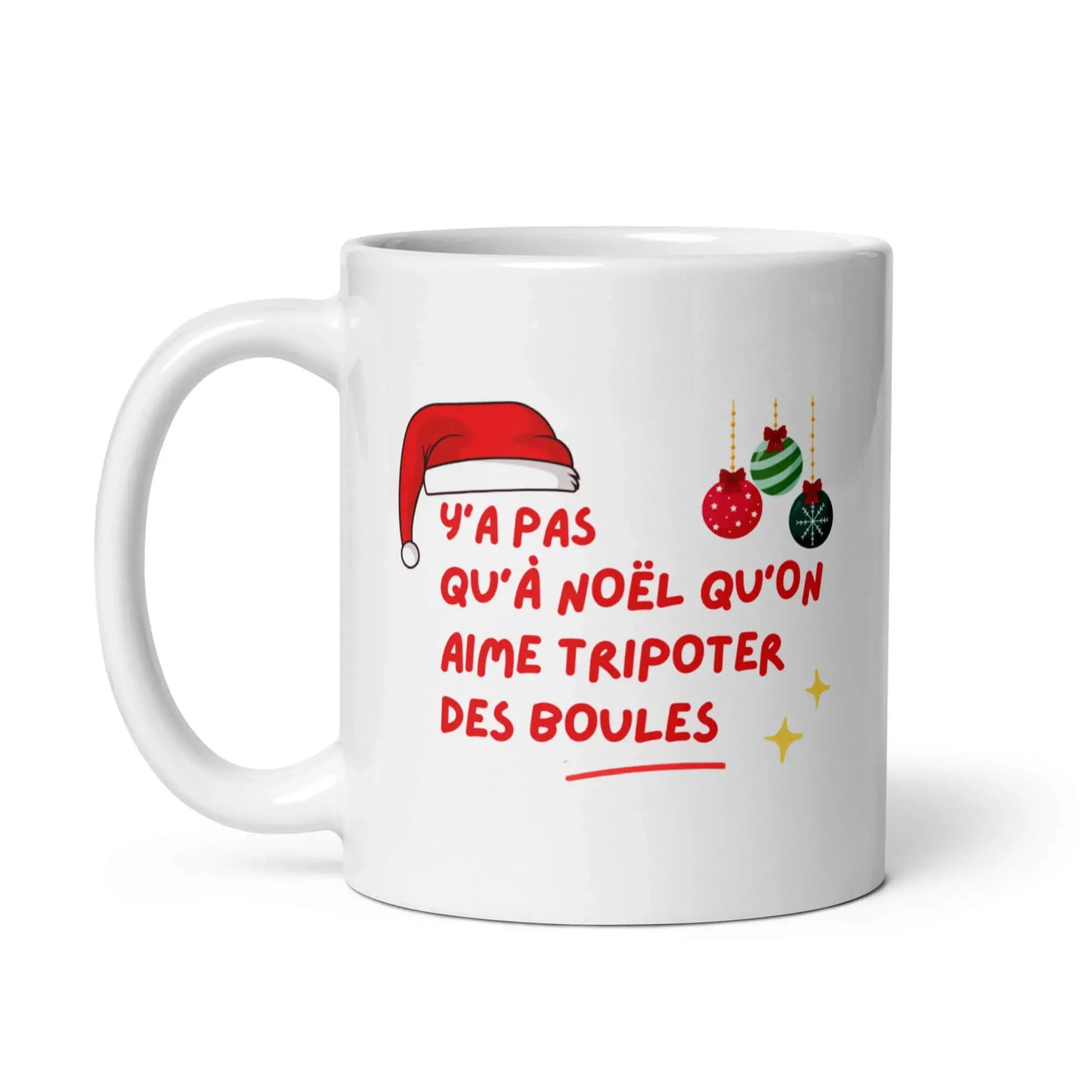 mug humoristique insolent blague tendancieuse spéciale Noël