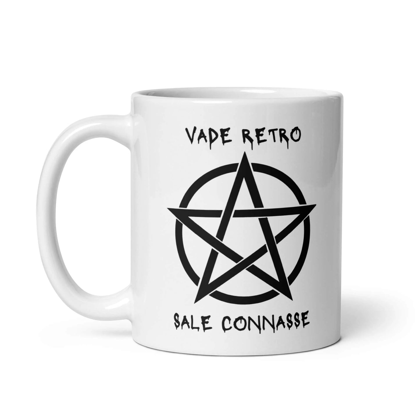 Mug drôle avec punchline vade retro sale connasse