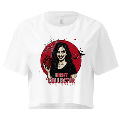crop top femme motif sanglant