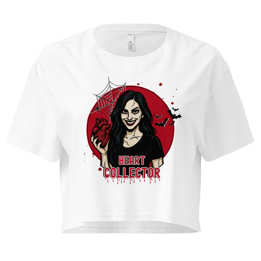 crop top femme motif sanglant