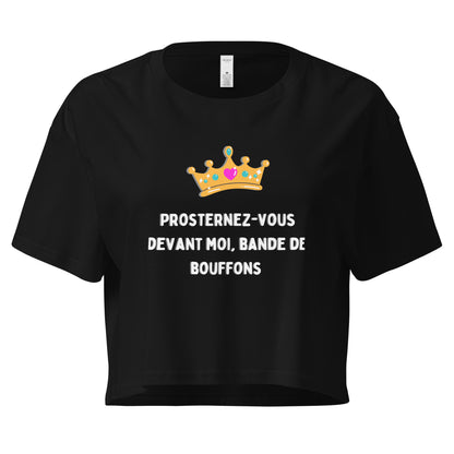 crop top message drôle