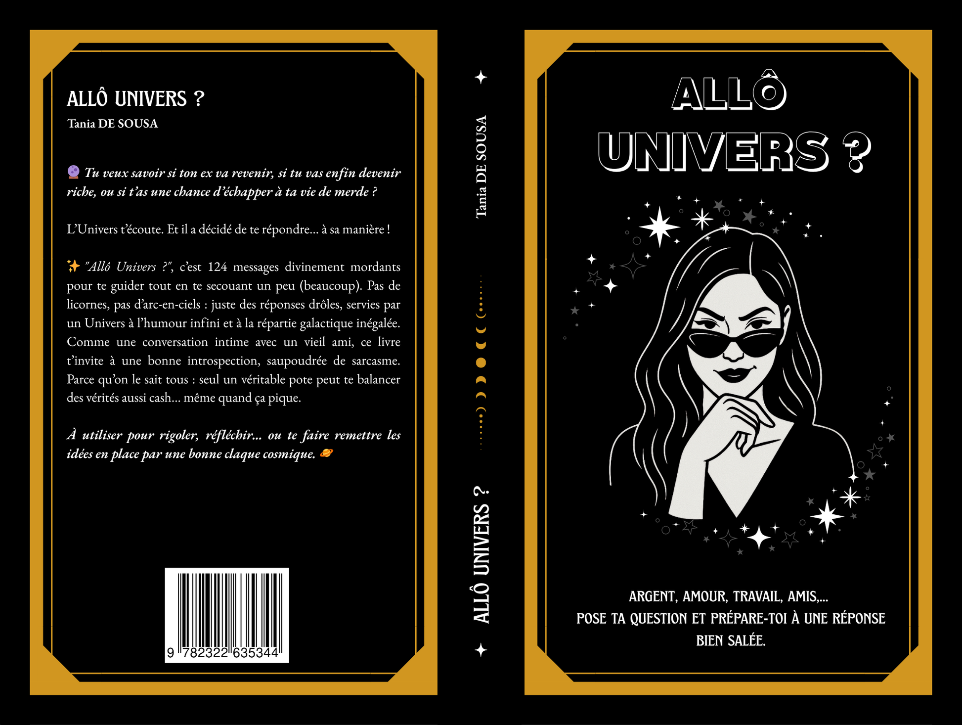 livre oracle allo univers de Tania De Sousa