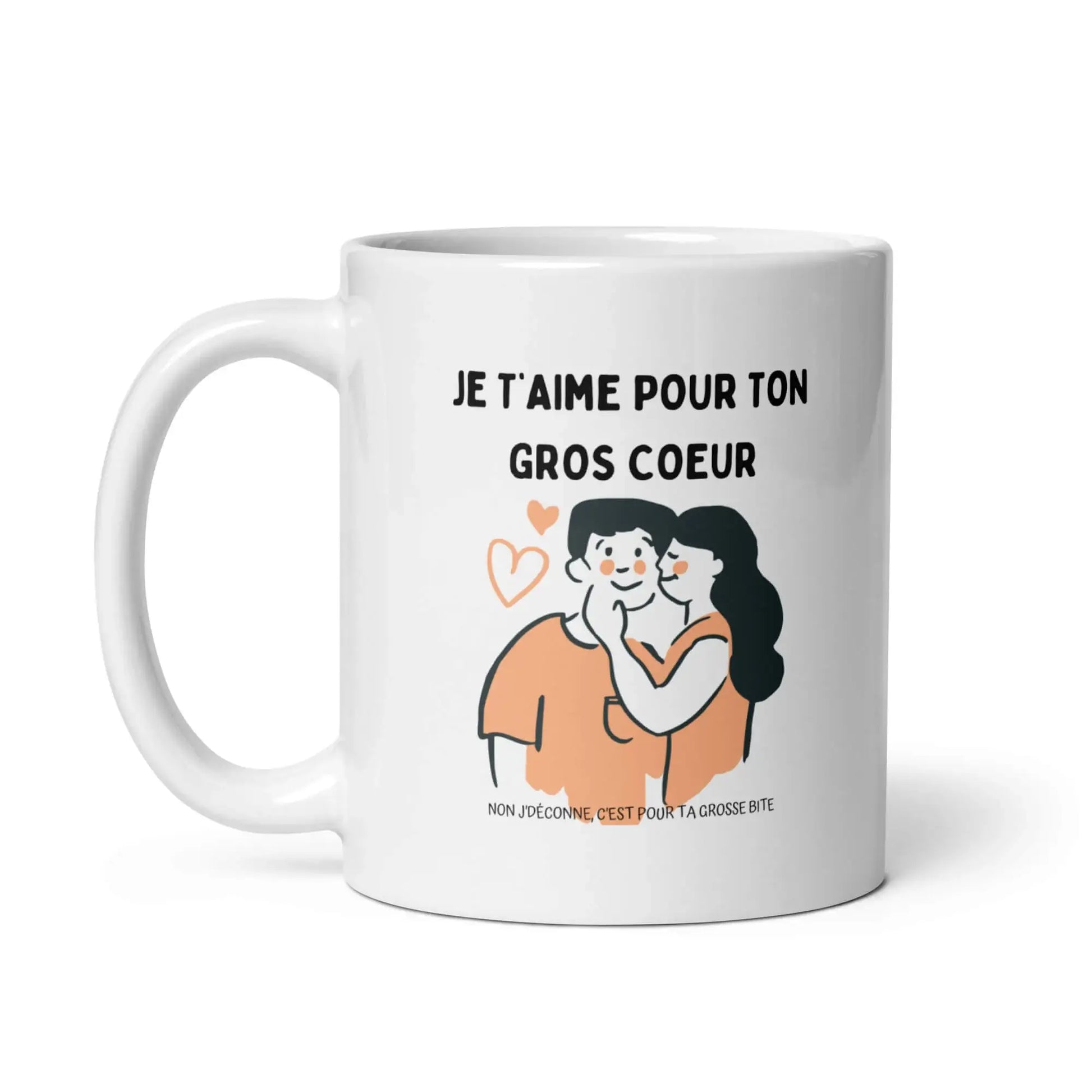 Mug humoristique couple avec phrase osée et provocante