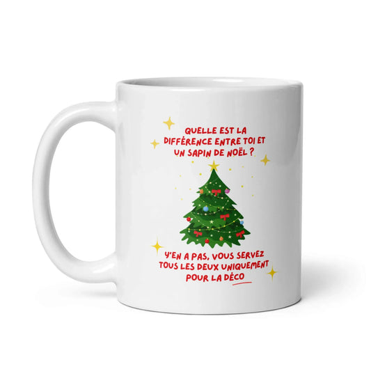 mug humoristique insolent blague piquante déco de noël
