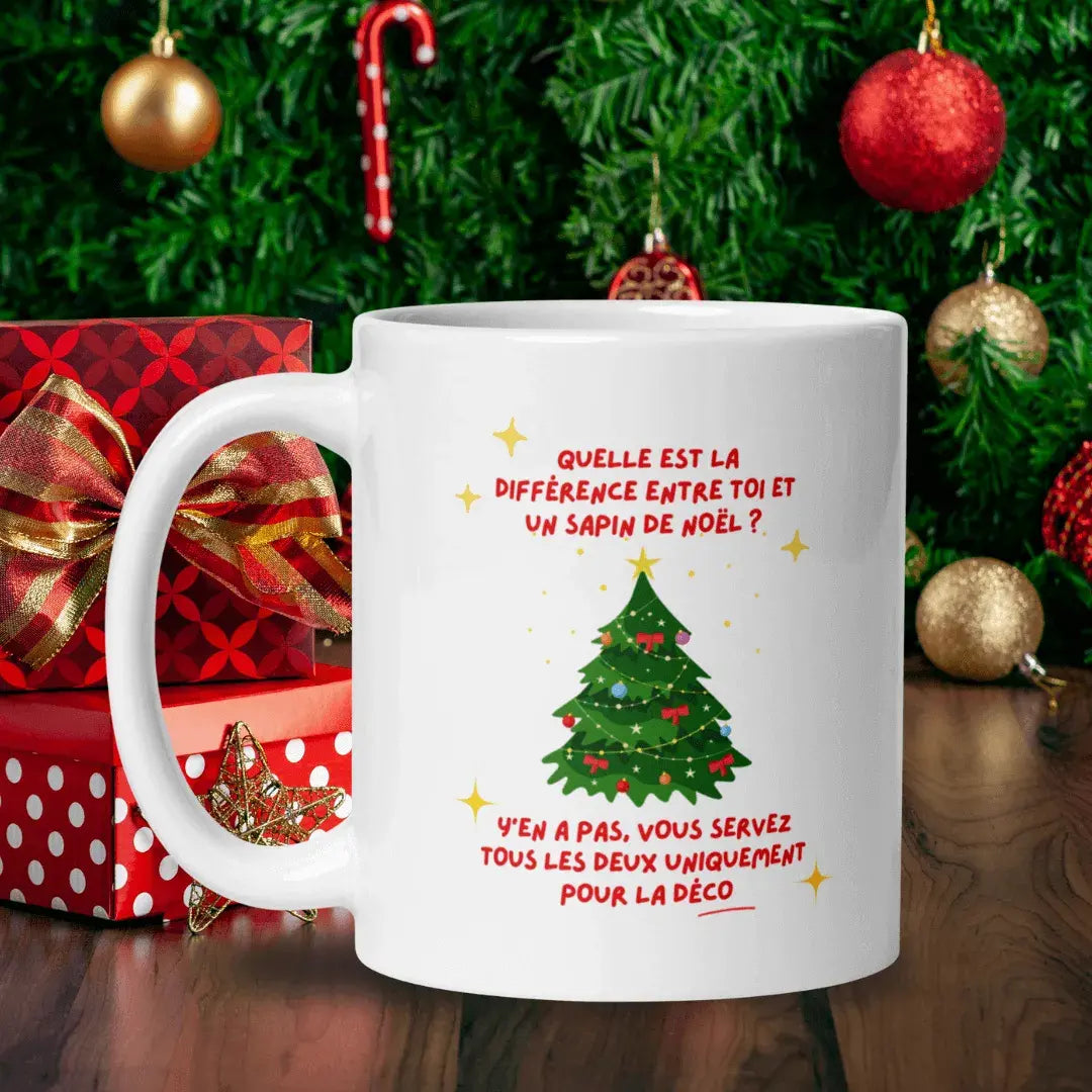 mug humoristique parfait pour les repas de noël pourris