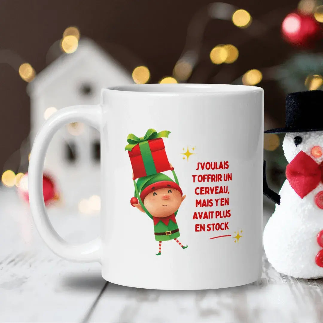 mug drôle et sarcastique parfait pour un cadeau de Noël décalé