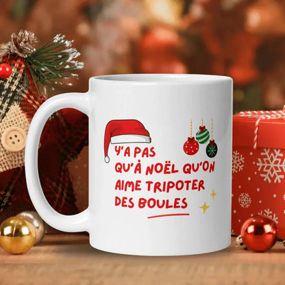 mug drôle et provocateur parfait pour un cadeau de Noël second degré