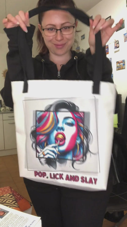 Tote-bag "Pop, Lick and Slay"