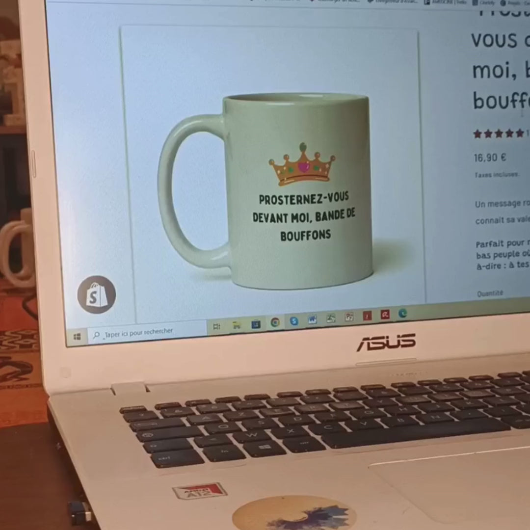 mug humoristique femme royale