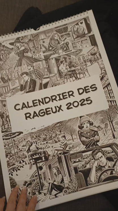 Calendriers des rageux 2025 - format A3