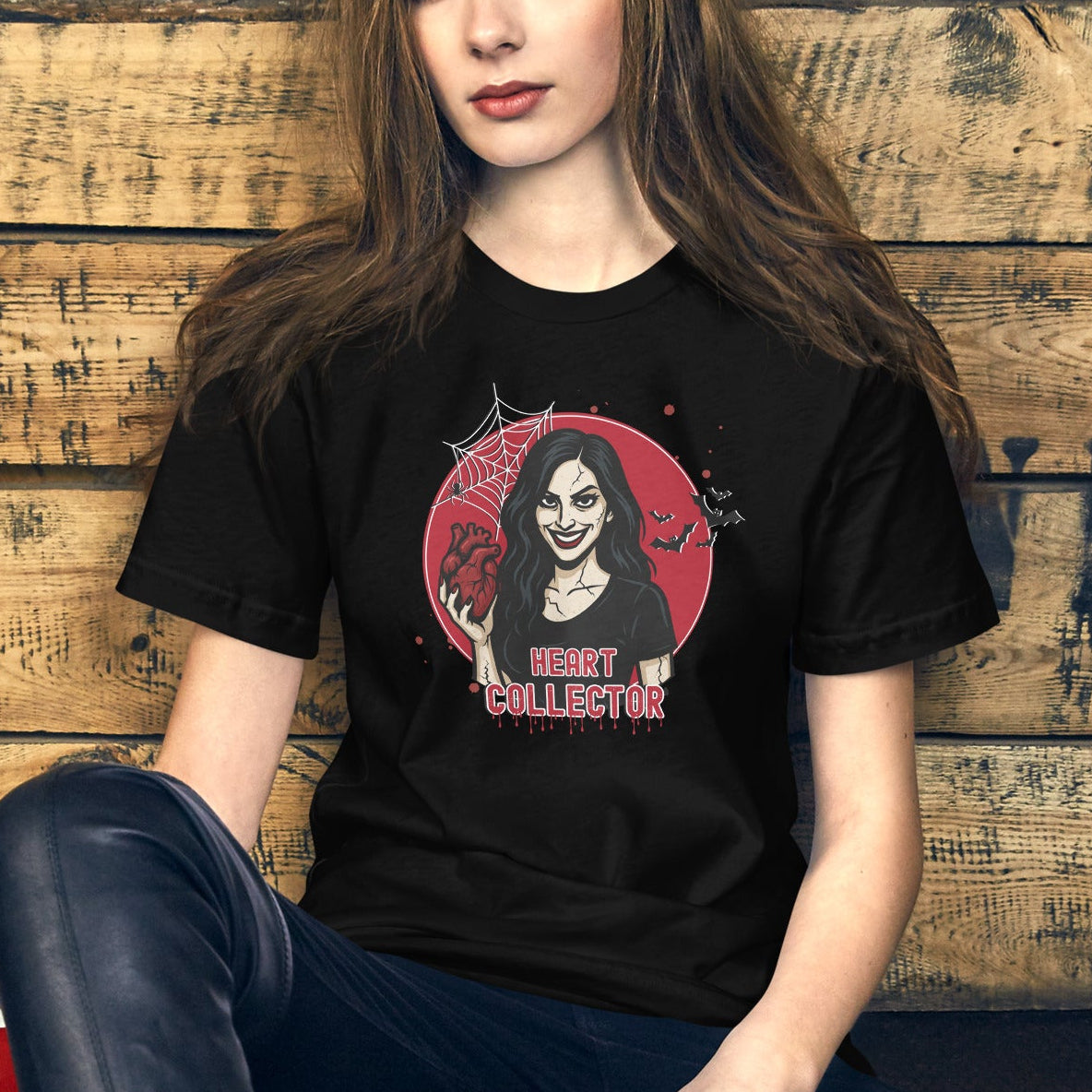 t-shirt unisexe sang et coeur atomique