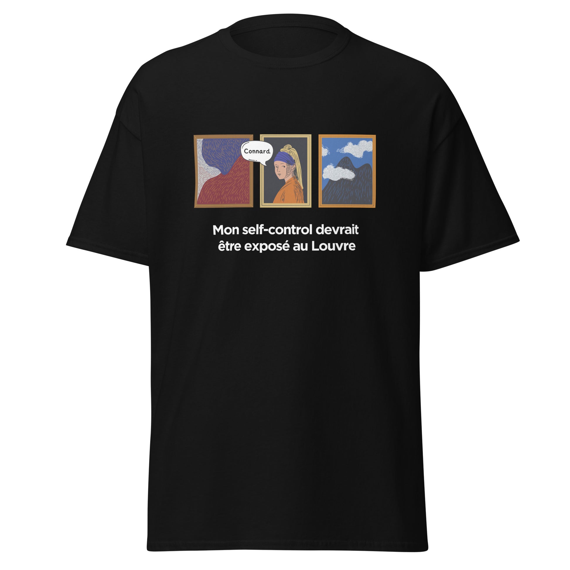 t-shirt noir drôle et sarcastique