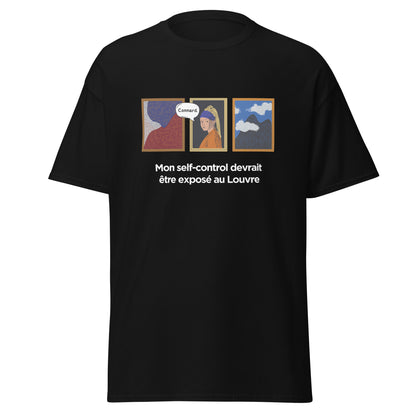 t-shirt noir drôle et sarcastique