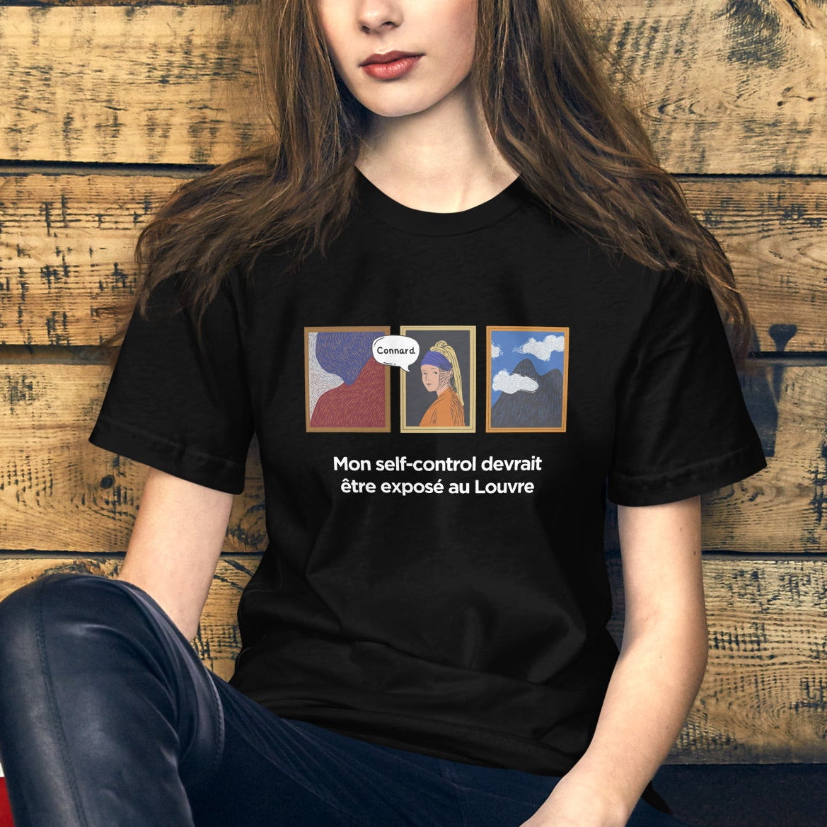 t-shirt unisexe avec slogan sarcastique