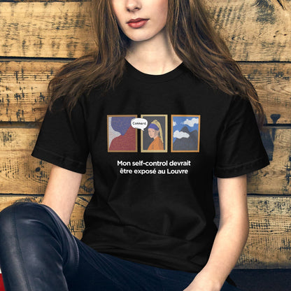 t-shirt unisexe avec slogan sarcastique