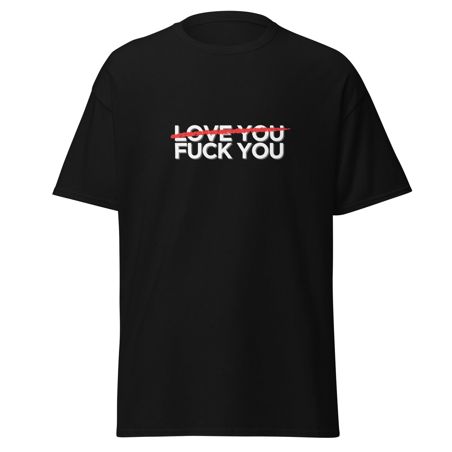 t-shirt unisexe slogan insultant et osé