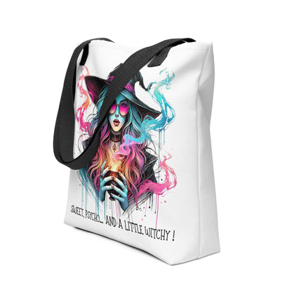 Tote bag ésotérique avec design mystique et potion
